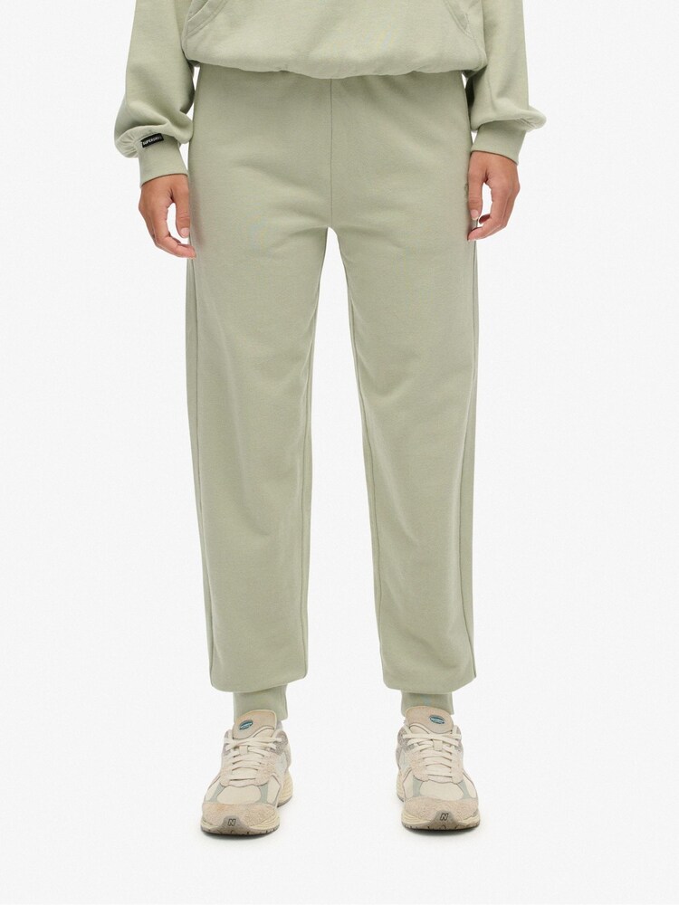 Superdry Green Studios Cuffed Joggers - Image 1 of 7