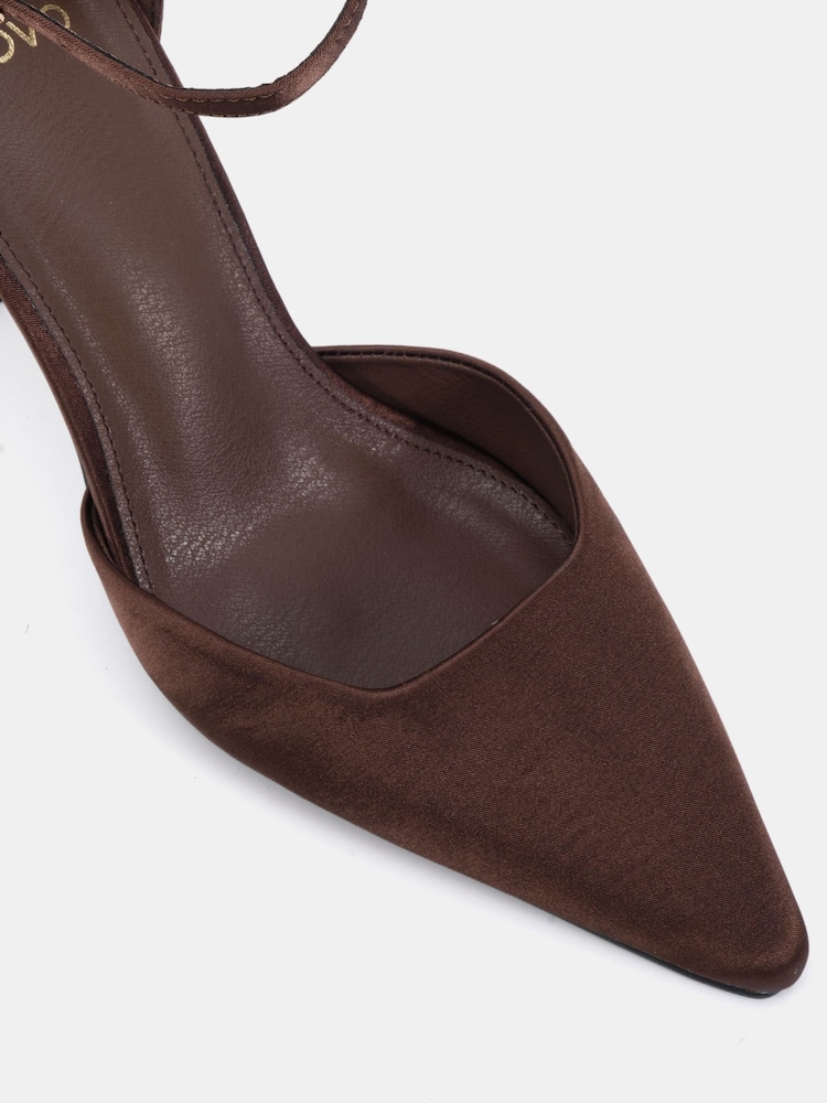 Novo Brown Infatuate High Point Ankle Strap Courts - Image 6 of 6 Novo Brown Infatuate High Point Ankle Strap Courts - Image 6 of 6