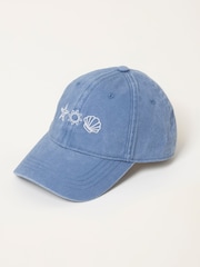FatFace Blue Marine Conservation Society Embroidered Cap - Image 2 of 4
