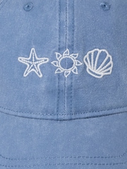 FatFace Blue Marine Conservation Society Embroidered Cap - Image 4 of 4