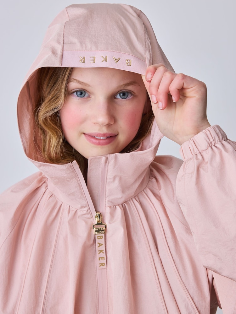 Baker by Ted Baker Shower Resistant Lightweight Bubble Raincoat - Image 6 of 6