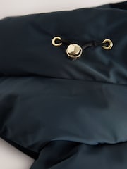 Baker by Ted Baker Navy Baker by Ted Baker Shower Resistant Midweight Belted Padded Coat - Image 14 of 18