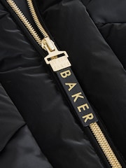 Manteau long Noir rembourré et Résistant à la douche Baker by Ted Baker - Image 13 de 15
