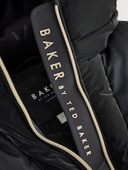 Manteau long Noir rembourré et Résistant à la douche Baker by Ted Baker - Image 15 de 15