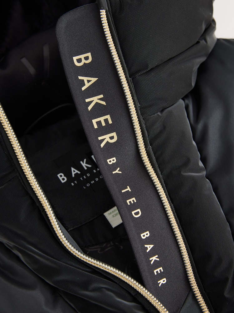 Manteau long Noir rembourré et Résistant à la douche Baker by Ted Baker - Image 15 de 15 Manteau long Noir rembourré et Résistant à la douche Baker by Ted Baker - Image 15 de 15