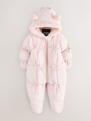Baker by Ted Baker Shower Resistant Bow Padded Snowsuit - Image 1 of 8