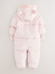 Baker by Ted Baker Shower Resistant Bow Padded Snowsuit - Image 2 of 8