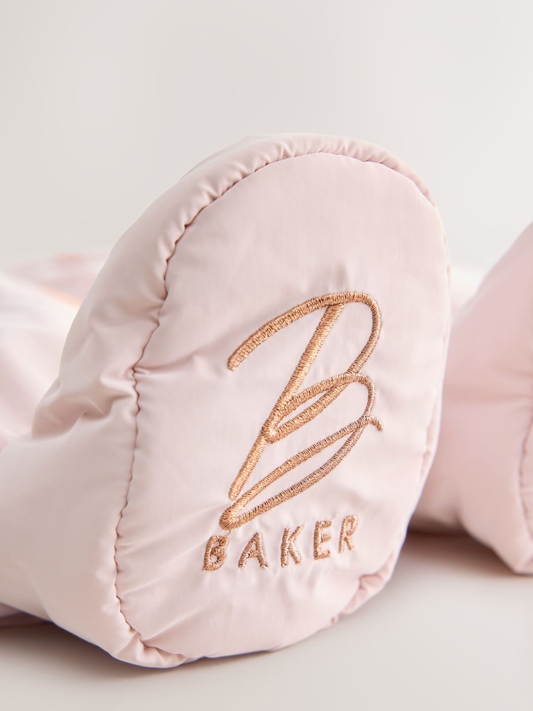 Baker by Ted Baker Shower Resistant Bow Padded Snowsuit - Image 8 of 8 Baker by Ted Baker Shower Resistant Bow Padded Snowsuit - Image 8 of 8