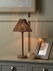 Pacific Natural Leif Jute Rope Table Lamp - Image 2 of 6