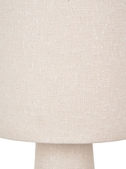 Pacific White Mirissa Slubby Handloom Fabric Table Lamp - Image 6 of 6