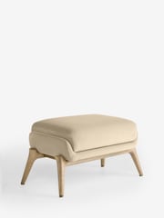 Soft Velvet Camel Farndon N. Premium Wooden Stool - Image 4 of 7