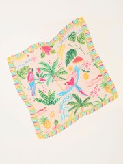 FatFace Pink Parrot Hair Scarf - Image 2 of 3