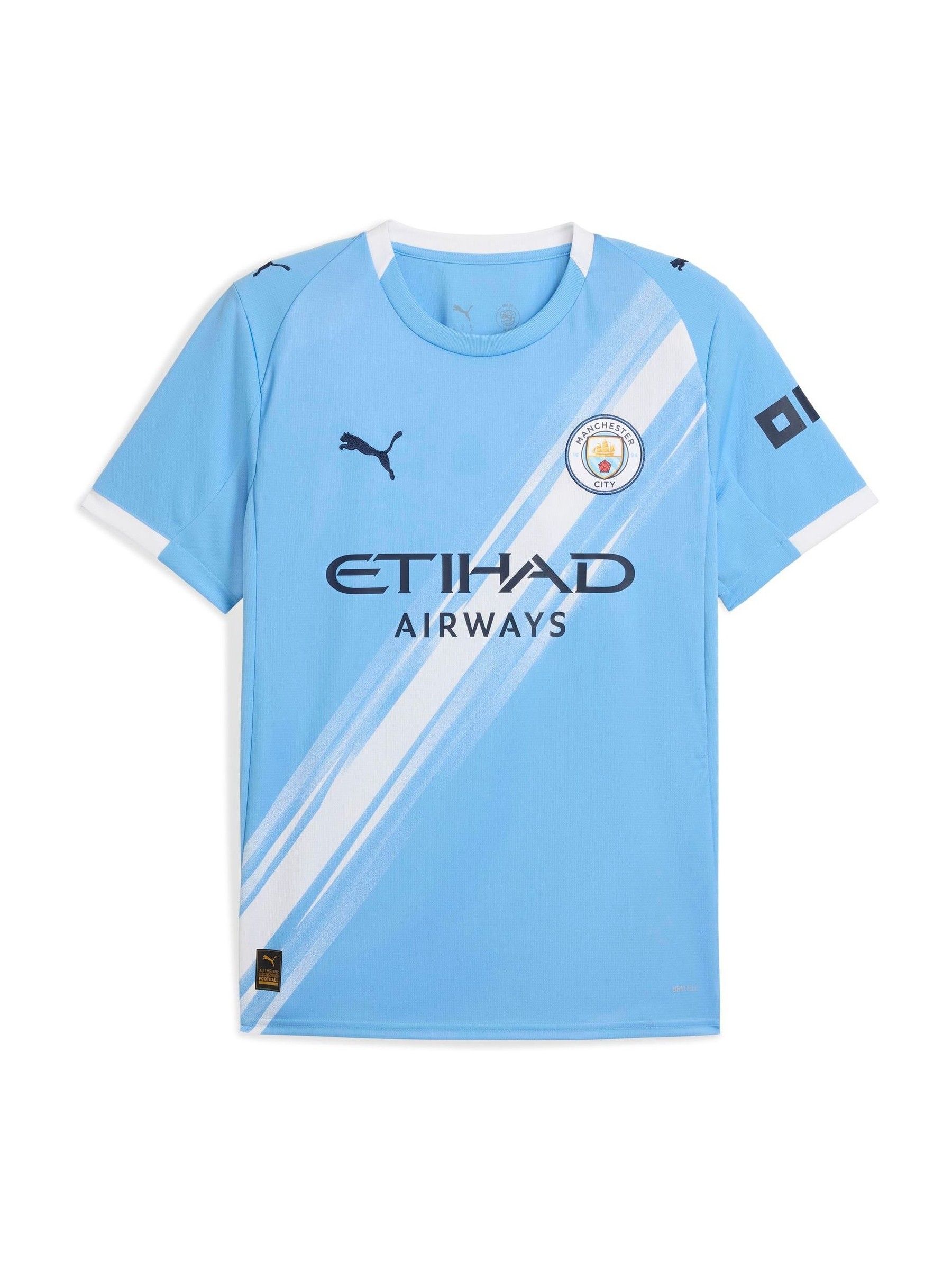 Buy Puma Pale Blue Manchester City 25/26 Short Sleeve Home Jersey