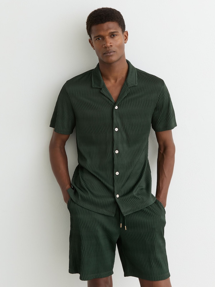 Reiss Emerald Green Aleo Shirts - Image 1 of 6