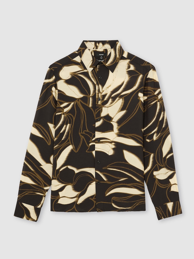 Reiss Paloma フローラルプリント長袖シャツレギュラーフィット - 画像 2 / 5