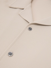 Reiss Stone Cedric Textured Cuban-Collar Shirt - Image 7 of 7