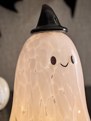 Pink Light Up Confetti Glass Ghost Halloween Decoration - Image 2 of 3