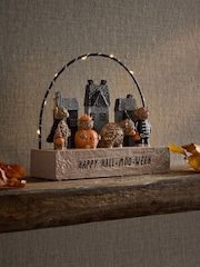 Natural Light Up Hamish the Highland Cow Halloween Decoration - Image 1 of 3