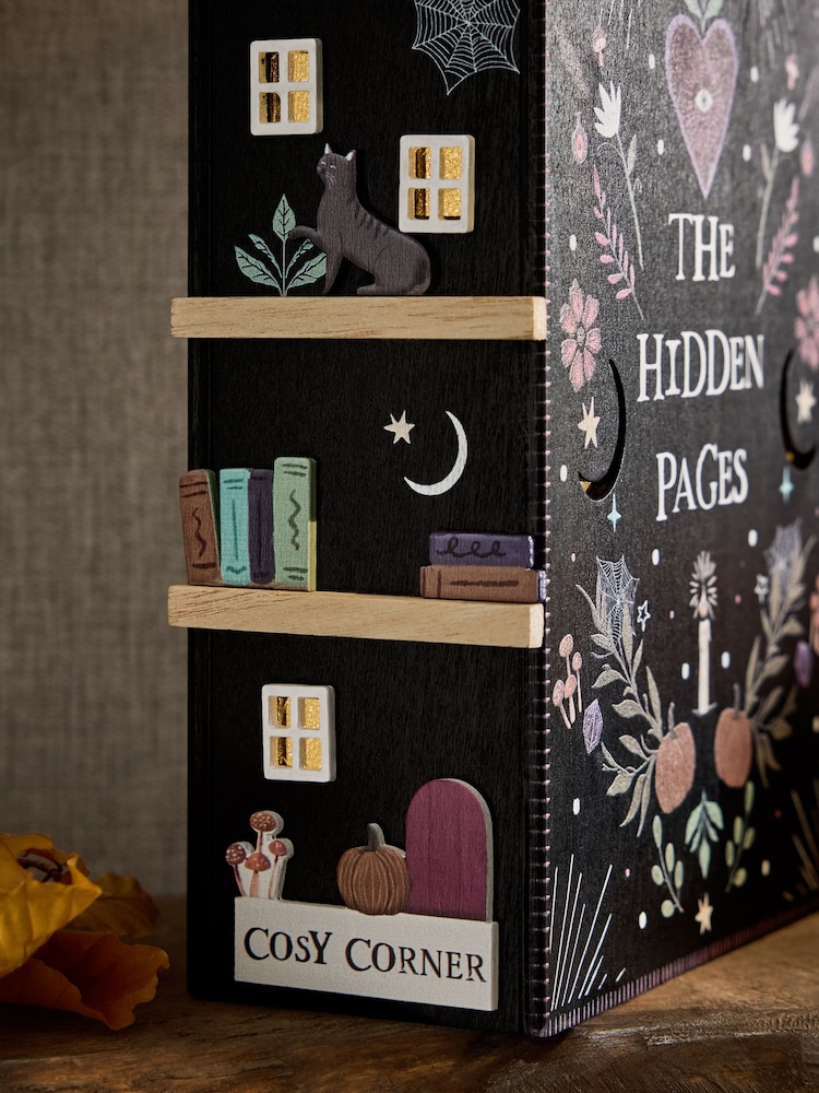 Black Light Up Autumn Halloween Book Shelf Decoration - Image 2 of 4 Black Light Up Autumn Halloween Book Shelf Decoration - Image 2 of 4