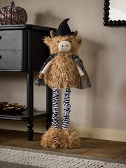 Hamish the Highland Cow Halloween Decoration with Extendable Legs - Bild 1 von 4