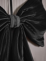Black Large Bat Bow Halloween Decoration - Image 3 of 3