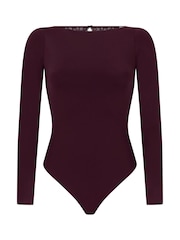 Vijoličen bodi Hunkemoller Becky - Slika 4 iz 5