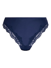 světle modrá - Hunkemoller Lace & Shine Thong - Obrázek 5 z 5