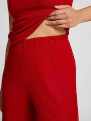 Hunkemoller Red Brushed Jersey Trousers - Image 2 of 5