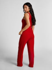 Hunkemoller Red Brushed Jersey Trousers - Image 3 of 5