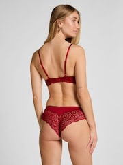 Hunkemoller Red Marine Padded Push-Up Underwired Bra - Imagen 3 de 5