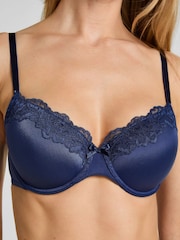 Hunkemoller Lace & Shine Padded Underwired Bra - Image 3 of 5