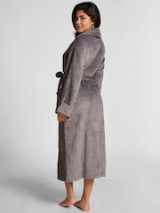 Hunkemoller Soft Fleece Grey Bathrobe - Image 2 of 5