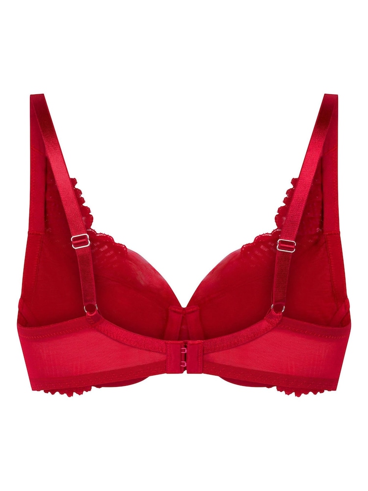 Hunkemoller Red Whitney Non Padded Underwired Bra - Image 5 of 5 Hunkemoller Red Whitney Non Padded Underwired Bra - Image 5 of 5