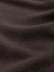 The Set Fine Knit V-Neck Jumpers 3 Pack Black/Chocolate Brown/Stone - Image 9 of 10