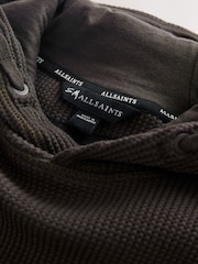 smALLSAINTS Brown Orlando Oversized Pullover Waffle Hoodie - Image 11 of 12