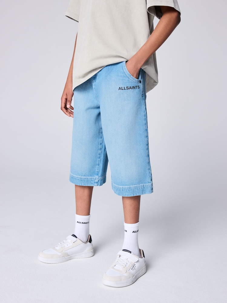 smALLSAINTS Denim Denim Jort - Image 2 of 12
