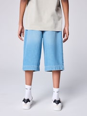 smALLSAINTS Denim Denim Jort - Image 4 of 12