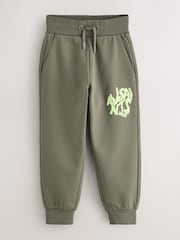 smALLSAINTS Khaki Green Orlando Straight Cuffed Joggers - Image 6 of 10