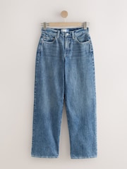 Dark Blue Authentic High Rise City Wide Leg Jeans - Image 7 of 9