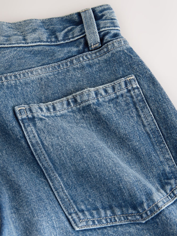 Dark Blue Authentic High Rise City Wide Leg Jeans - Image 9 of 9 Dark Blue Authentic High Rise City Wide Leg Jeans - Image 9 of 9