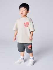 smALLSAINTS Multi Orlando T-Shirt and Shorts Younger Set - Image 1 of 8