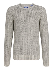 Gris - JACK & JONES Junior Knit Crew Neck Jumper - Imagen 1 de 3