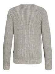 Gris - JACK & JONES Junior Knit Crew Neck Jumper - Imagen 2 de 3