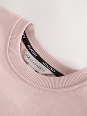 smALLSAINTS Light Pink Lover Sweatshirt and Sweat Shorts Set - Image 6 of 6