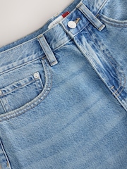 Light Blue Barrel Leg Jeans - Image 8 of 9