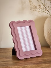 Scalloped Wooden Photo Frame - სურათი 1 5-დან