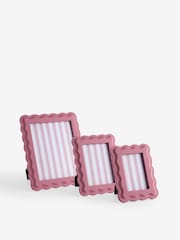 Scalloped Wooden Photo Frame - სურათი 4 5-დან