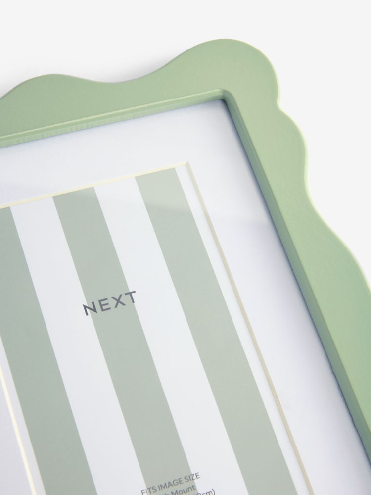 රැලි සහිත ලී ඡායාරූප රාමුව - 5න් 5 වන රූපය