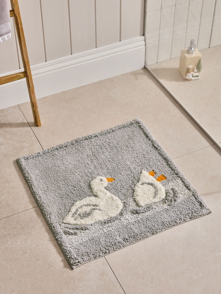 Grey Shower Duck Shower Mat - Image 1 of 3