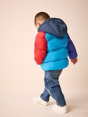 Bright Colour Block Padded Coat (3mths-7yrs) - Image 3 of 10